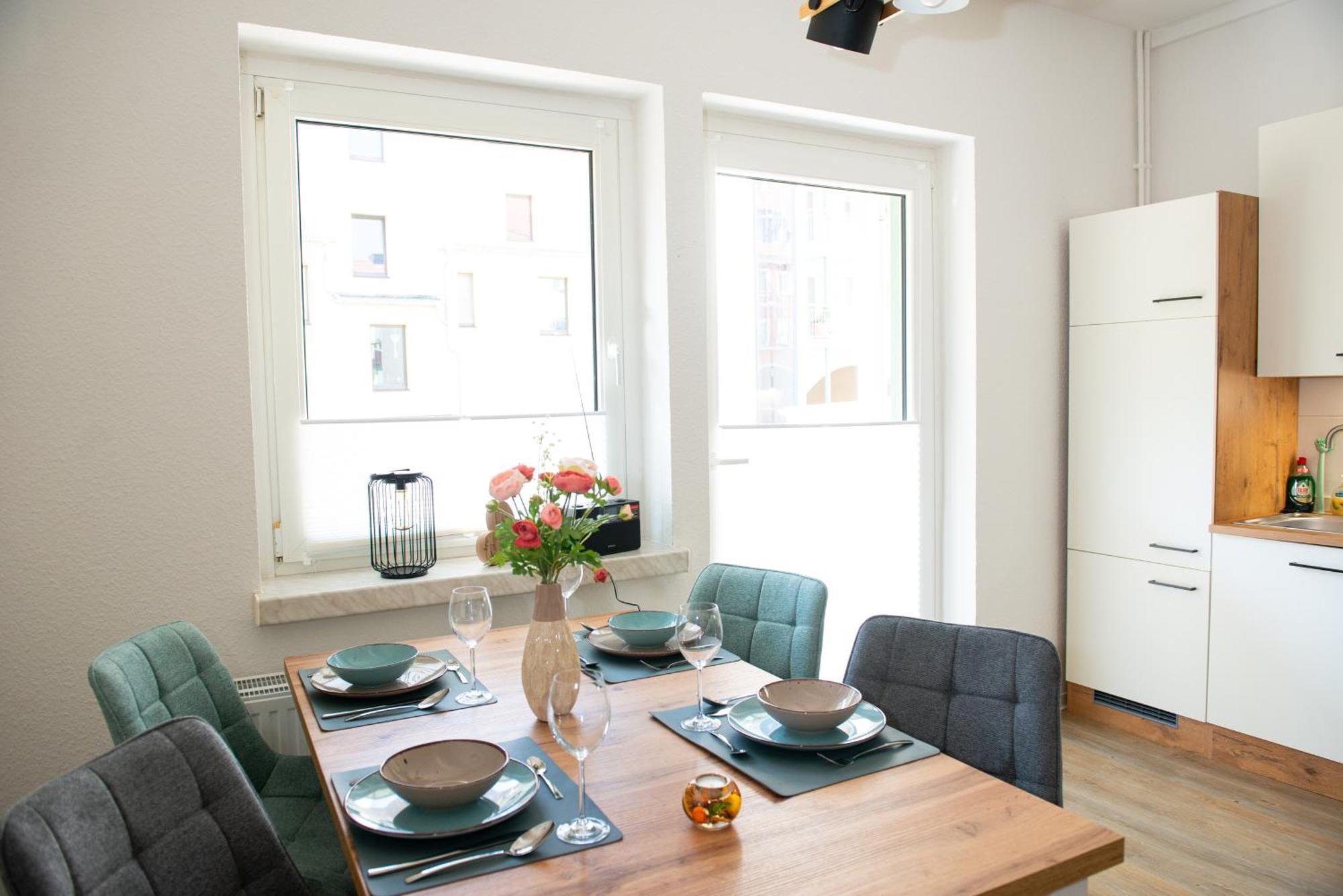 Savor Appartement 5 Personen 2 Schlafzimmer Babybett Netflix Balkon Zentrum Bautzen Bagian luar foto