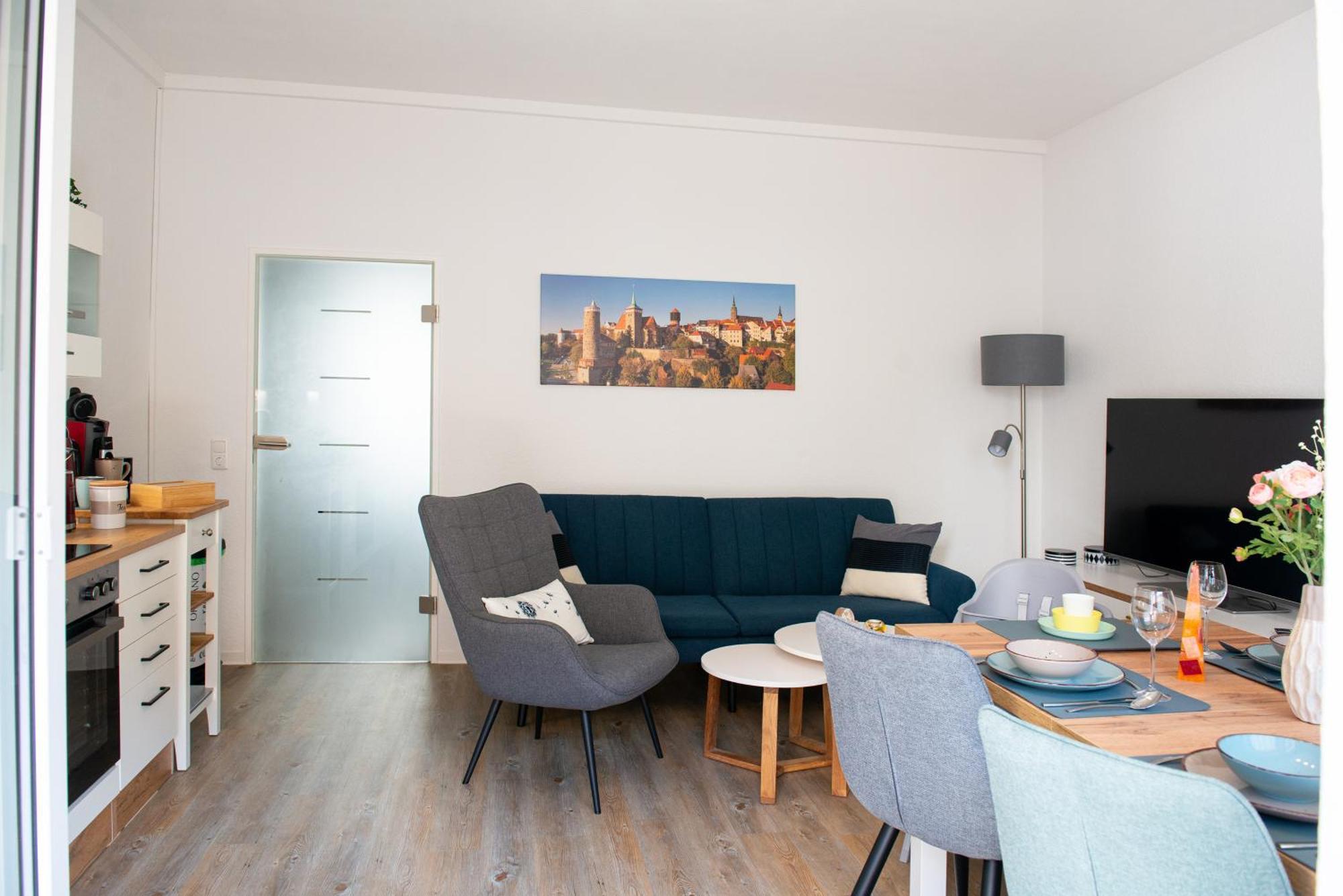 Savor Appartement 5 Personen 2 Schlafzimmer Babybett Netflix Balkon Zentrum Bautzen Bagian luar foto