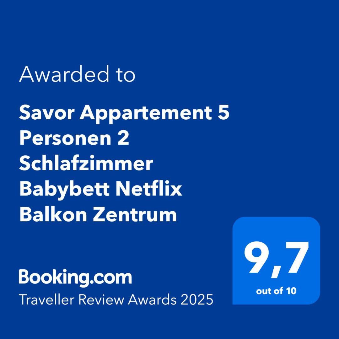 Savor Appartement 5 Personen 2 Schlafzimmer Babybett Netflix Balkon Zentrum Bautzen Bagian luar foto